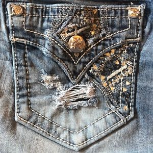 EUC MISS ME Buckle Easy Boot Jean Size 29